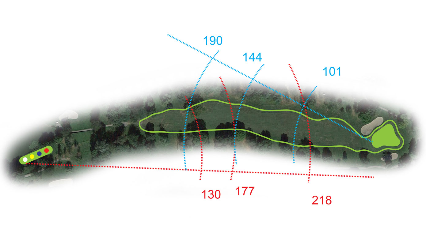 Buca 16 l' Alberone Golf Club le Fronde Avigliana