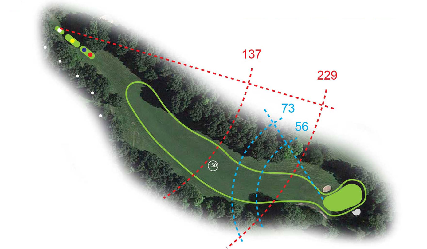 Buca 3 la Collina Golf Club le Fronde Avigliana