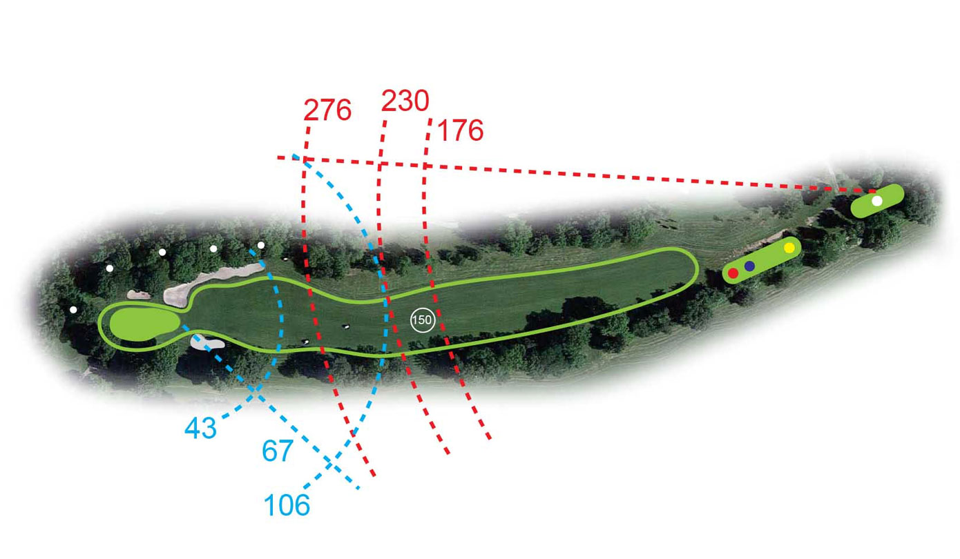 Hole 6 il Muro Golf Club le Fronde Avigliana