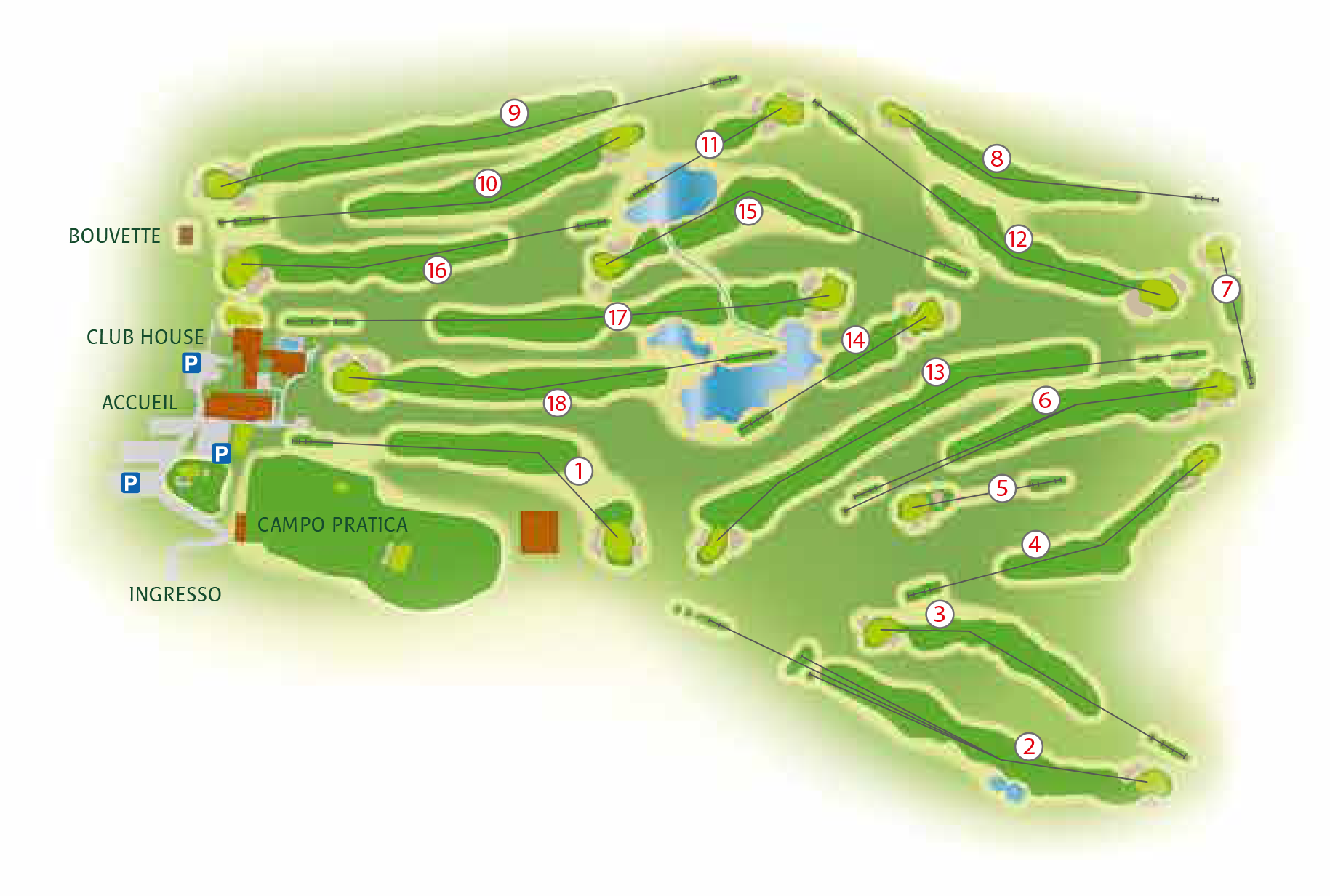 mappa-buche-golf-club-le-fronde